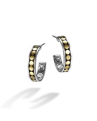 John Hardy | Metallic Small Hoop Earrings | Lyst