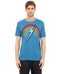 Lightning Bolt | Blue Rainbow Cotton Jersey for Men | Lyst
