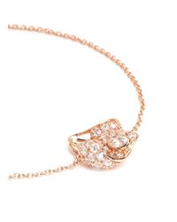 Anabela Chan | Pink 'Petal' Diamond Pavé 18K Rose Gold Bracelet | Lyst