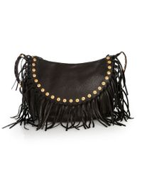 Valentino | Black My Rockstud Rolling Single Handle Bag | Lyst