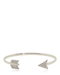 Anita Ko | White Arrow Bracelet | Lyst