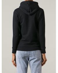 Marcelo Burlon Black Fox Print Hoodie