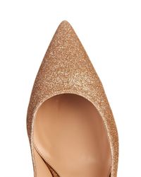 Gianvito Rossi Metallic Gianvito Glitter Pumps