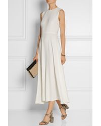the row white gown