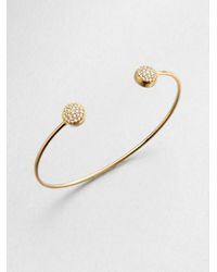 Georg Jensen | Metallic Diamond And 18K Yellow Gold Bracelet | Lyst