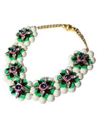 Shourouk | Narcis Xl Green Necklace | Lyst