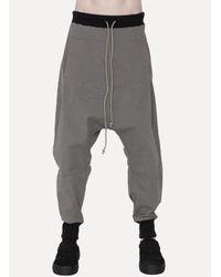 Lost and Found Rooms - Gray Graphic Over Pant for Men - Lyst