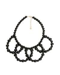 Trina Turk | Black 'legendary Summer' Plated Enamel Necklace | Lyst