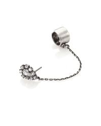 DANNIJO | Metallic Lark Crystal Single Ear Cuff | Lyst