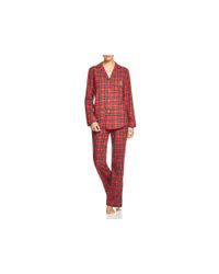 Pink Pony | Red Lauren Brushed Twill Pajama Set | Lyst