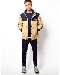 north face beige parka