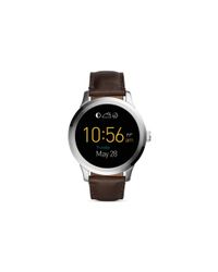fossil smartwatch brown