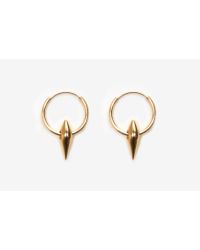 Wendy Nichol | Metallic Downward Spike Cone Hoop | Lyst