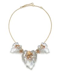 Alexis Bittar | Metallic Desert Jasmine Lucite, Jasper & Crystal Orchid Punk Necklace | Lyst