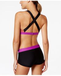 Nike colorblocked active swim boyshorts Clearance