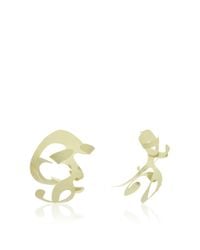 Rosie Assoulin | Roxanne Assoulin For Plantain Yellow Large Sculptural Earrings | Lyst