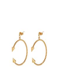 Ela Stone | Metallic Angel Twisted Spike Earrings | Lyst
