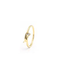Lulu Frost - Metallic Code 18 Kt Wing Ring - Lyst