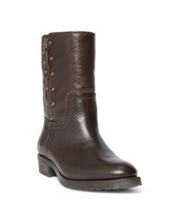 Polo Ralph Lauren | Brown Thalia Leather Boot | Lyst