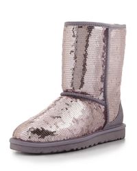ugg purple sequin boots