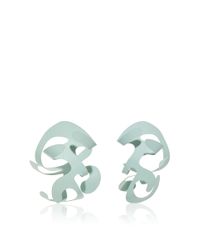 Rosie Assoulin | Blue Roxanne Assoulin For Sea Glass Large Sculptural Earrings | Lyst