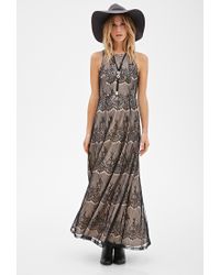 lace overlay maxi dress forever 21