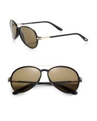 Tom Ford | Brown Ramone Aviator Sunglasses for Men | Lyst