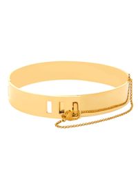 Eddie Borgo | Metallic Safety Chain Choker In Yellow Gold | Lyst