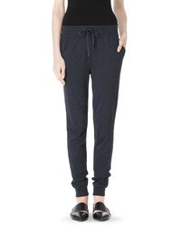 Alexander Wang Blue Lightweight French Terry Sweatpants