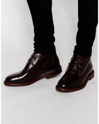 burgundy chukka