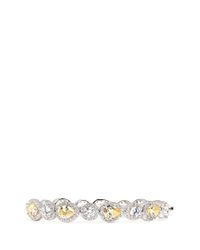 CZ by Kenneth Jay Lane | Multicolor Round And Pear-cut Cubic Zirconia Bangle | Lyst