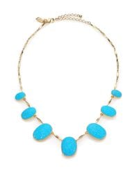 kate spade new york | Metallic Pave The Way Graduated Necklace | Lyst
