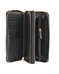 mk adele double zip wallet
