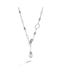 John Hardy | Metallic Drop Pendant On Sautoir Necklace | Lyst
