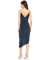 zimmermann silk dress faux wrap