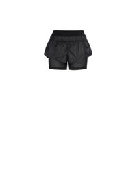 Stella McCartney - Black Run Shorts - Lyst