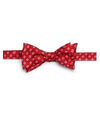 Saks Fifth Avenue | Red Square Print Bow Tie for Men | Lyst