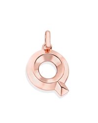 Monica Vinader | Pink Alphabet Pendant Q | Lyst