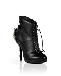Giuseppe Zanotti Black Studded Ankle Boots - Black in Black - Lyst
