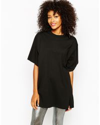 monki oversized t shirt dress