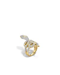 John Hardy | Metallic Legends Cobra Twist Ring | Lyst