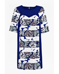 French Connection | Blue Bonita Spring Stripe Tunic Dress | Lyst