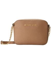 MICHAEL Michael Kors Natural Jet Set Travel Crossbody