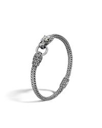 John Hardy | Metallic Legends Naga Dragon Station Chain Bracelet | Lyst