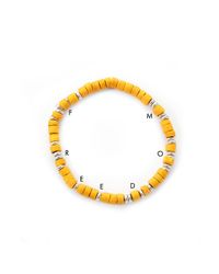 Lulu Frost | Orange G. Frost Wooden Morse Bracelet Beige for Men | Lyst