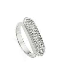 Monica Vinader | Metallic Baja Diamond Ring | Lyst