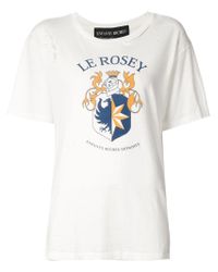 Enfants Riches Deprimes White 'le Rosey' T-shirt