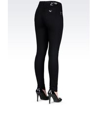 Armani Jeans | Black Skinny Dark Wash Jeans | Lyst