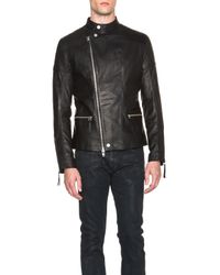 helmut lang leather coat
