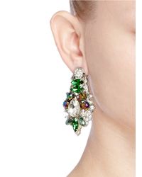Assad Mounser | Multicolor 'aludra' Swarovski Crystal Earrings | Lyst